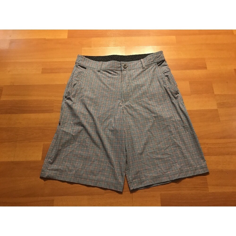 Lululemon Men's Shorts‎ Plaid Design Casual Summer 33 Colorful Retro Y2K Stretch